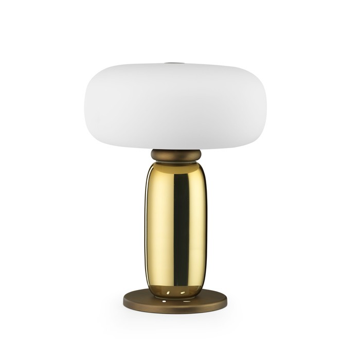 One on One Lampada da Tavolo in Ottone Lucido