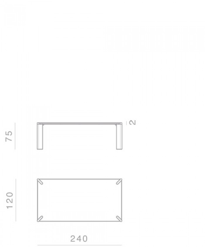 Ottanta Rectangular Dining Table