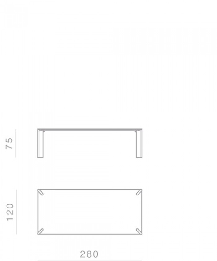 Ottanta Rectangular Dining Table
