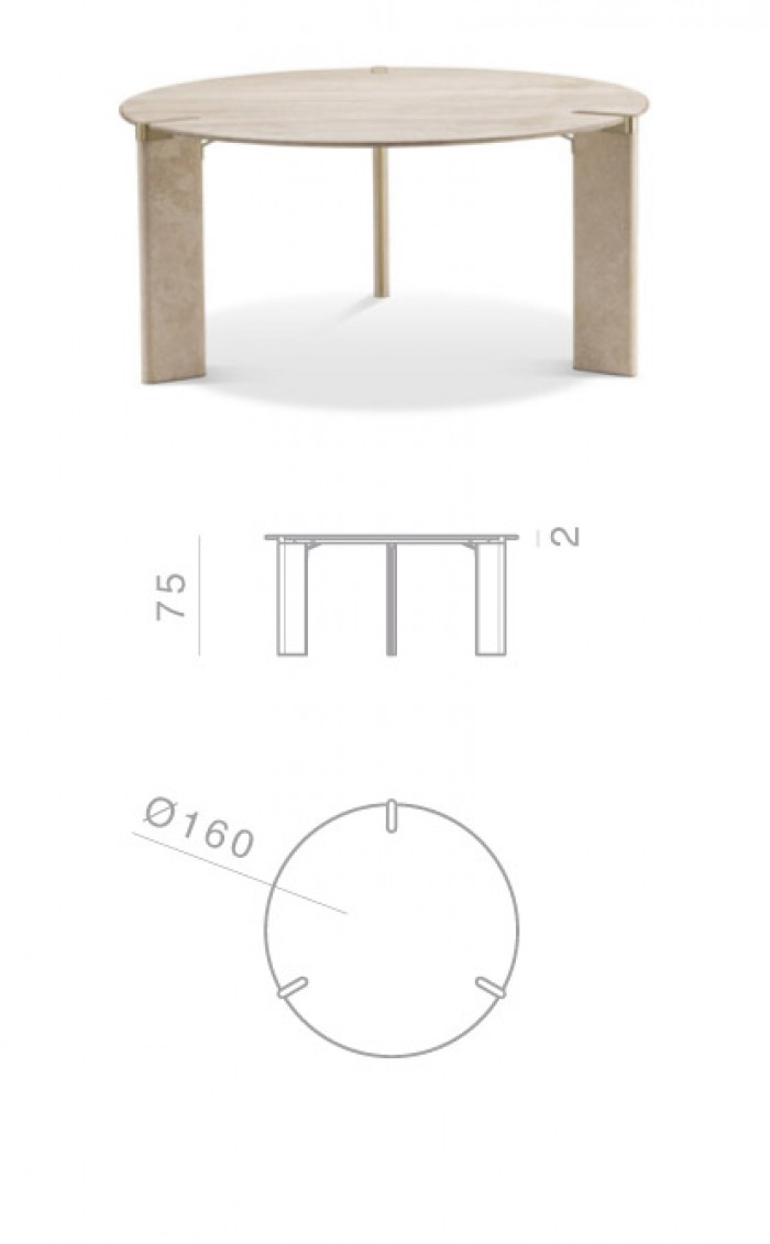 Ottanta Round Dining Table