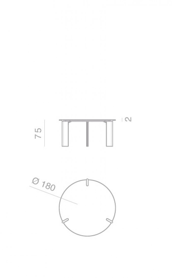 Ottanta Round Dining Table
