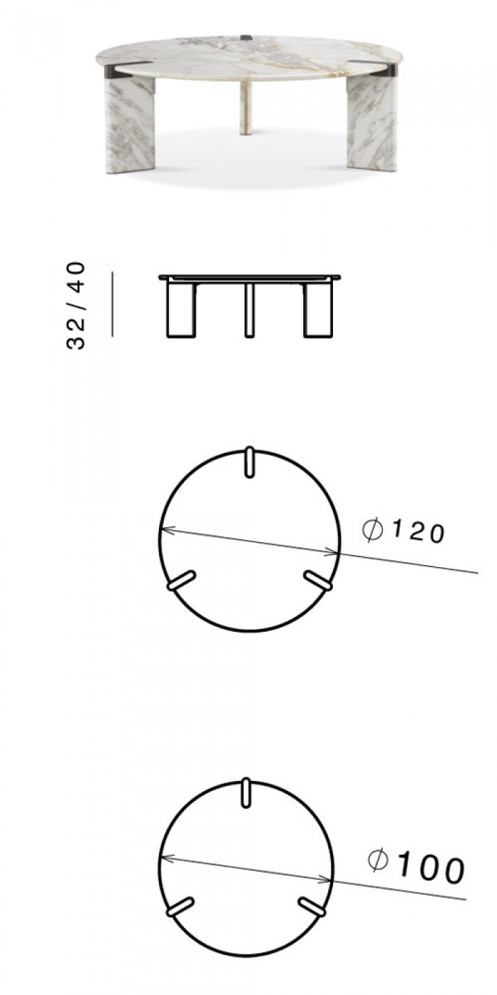 Ottanta Round Coffee Table