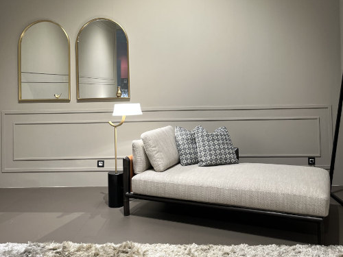 Frame Day Bed - Unduetre Floor Lamp - Portrait Mirrors
