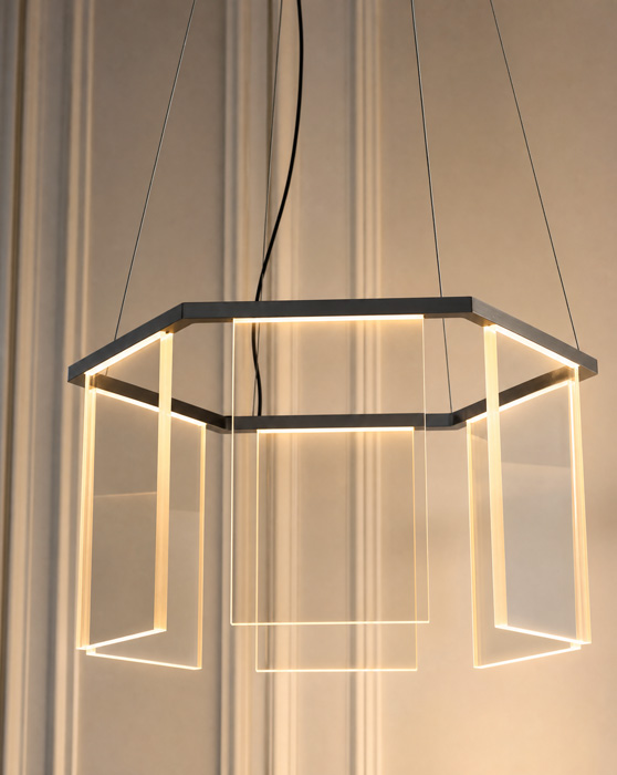 Dash Hex Suspension Lamp
