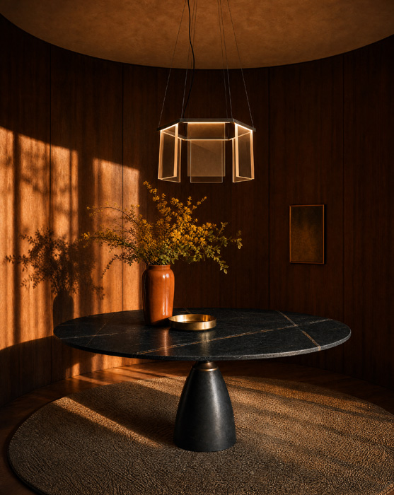 Dash Hex Suspension Lamp