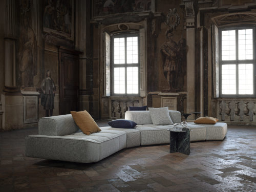 Settebello Modular Sofa + Cards Side Table